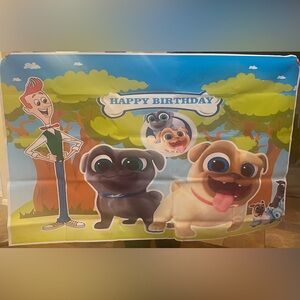 Puppy Dog Pals Happy Birthday decor